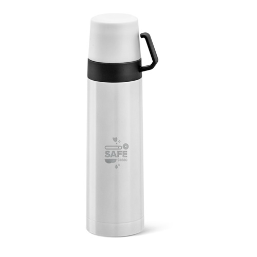 Thermos en acier inoxydable avec poignée