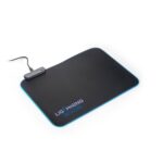 Tapis de souris gaming noir rétroéclairé LED