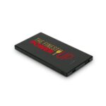 Batterie externe noire avec indicateurs LED
