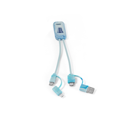 berners. câble usb 6 en 1 ultra rapide en pet recyclé (100 % rpet)