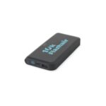 Batterie externe noire 10K avec ports USB