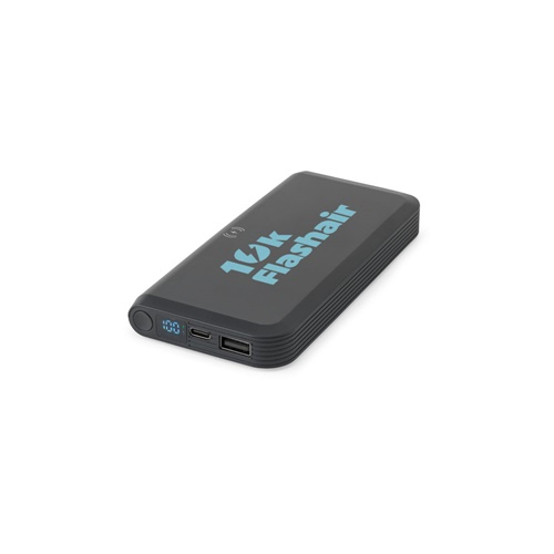 Batterie externe noire 10K avec ports USB