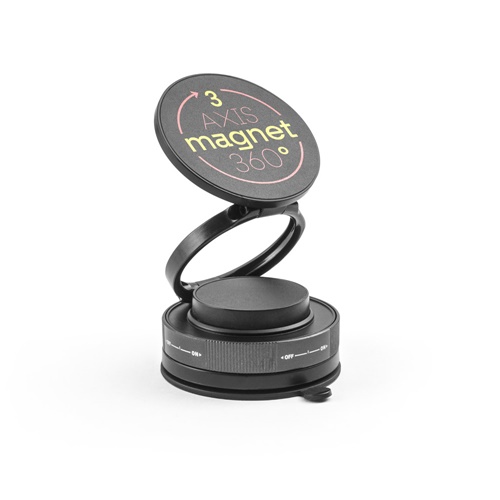 Support magnétique rotatif 360 degrés noir