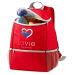 Sac à dos isotherme rouge LaVie ouvert