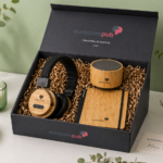 Coffret cadeau écoresponsable avec accessoires en bambou