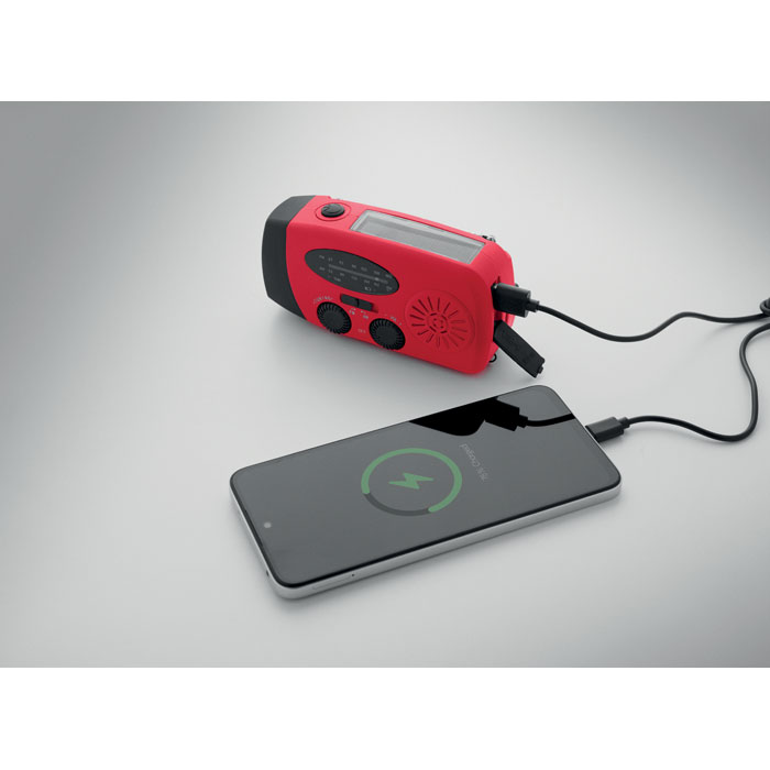 onda radio portable avec torche led