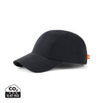 Casquette noire minimaliste avec visière incurvée