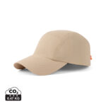 Casquette beige minimaliste avec visière incurvée