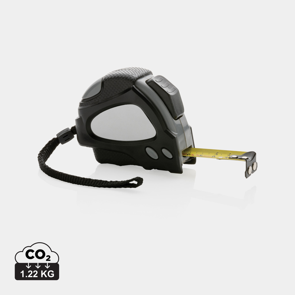 Mètre ruban noir avec indicateur CO2 1,22 kg