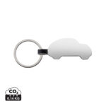 Porte-clés métallique en forme de voiture