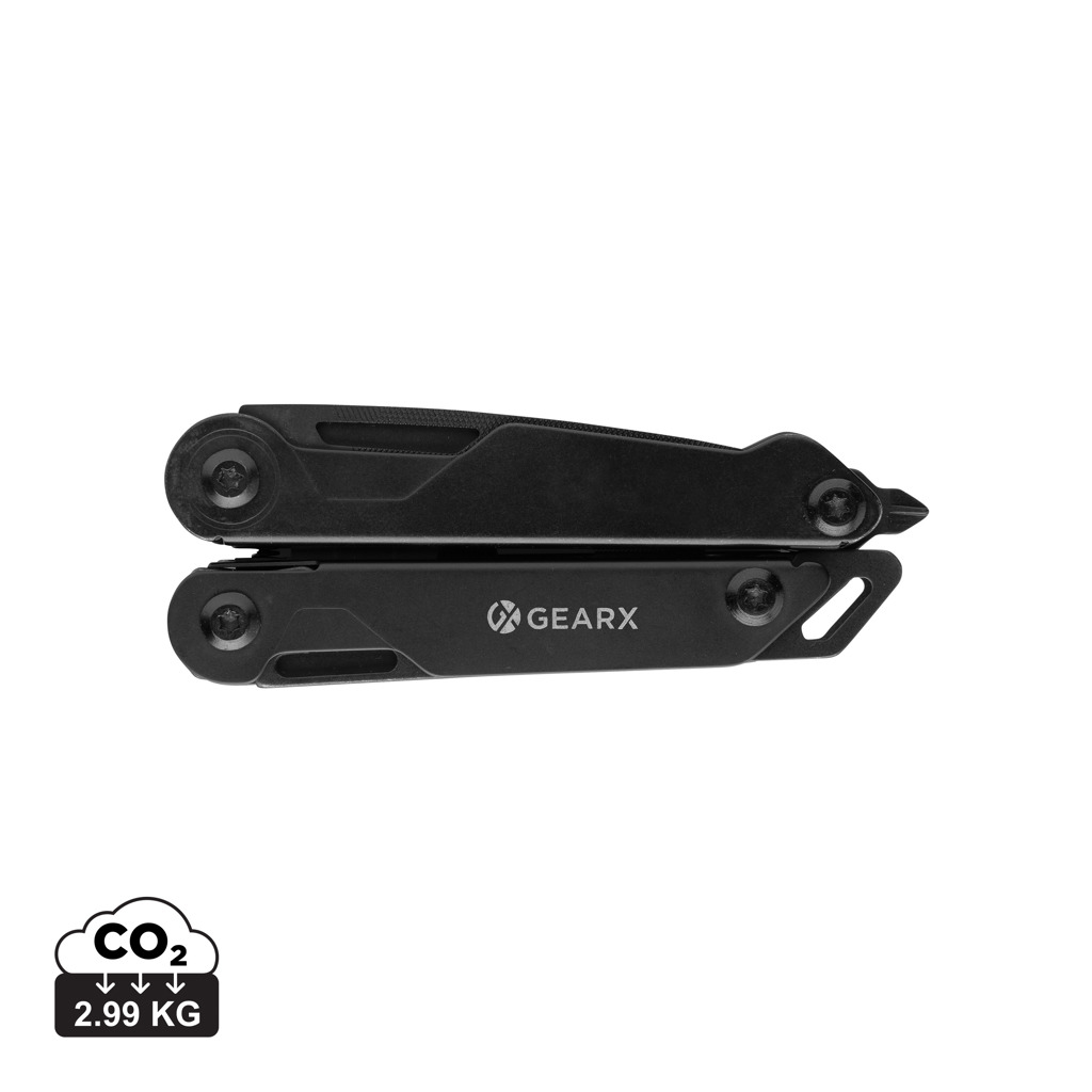 Outil multifonction noir pliable GEARX compact