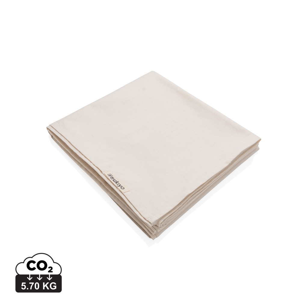 Tissu beige plié avec indicateur CO2