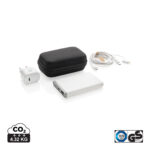 Batterie externe avec chargeur, câbles et étui