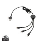 Câble de charge multiple USB noir