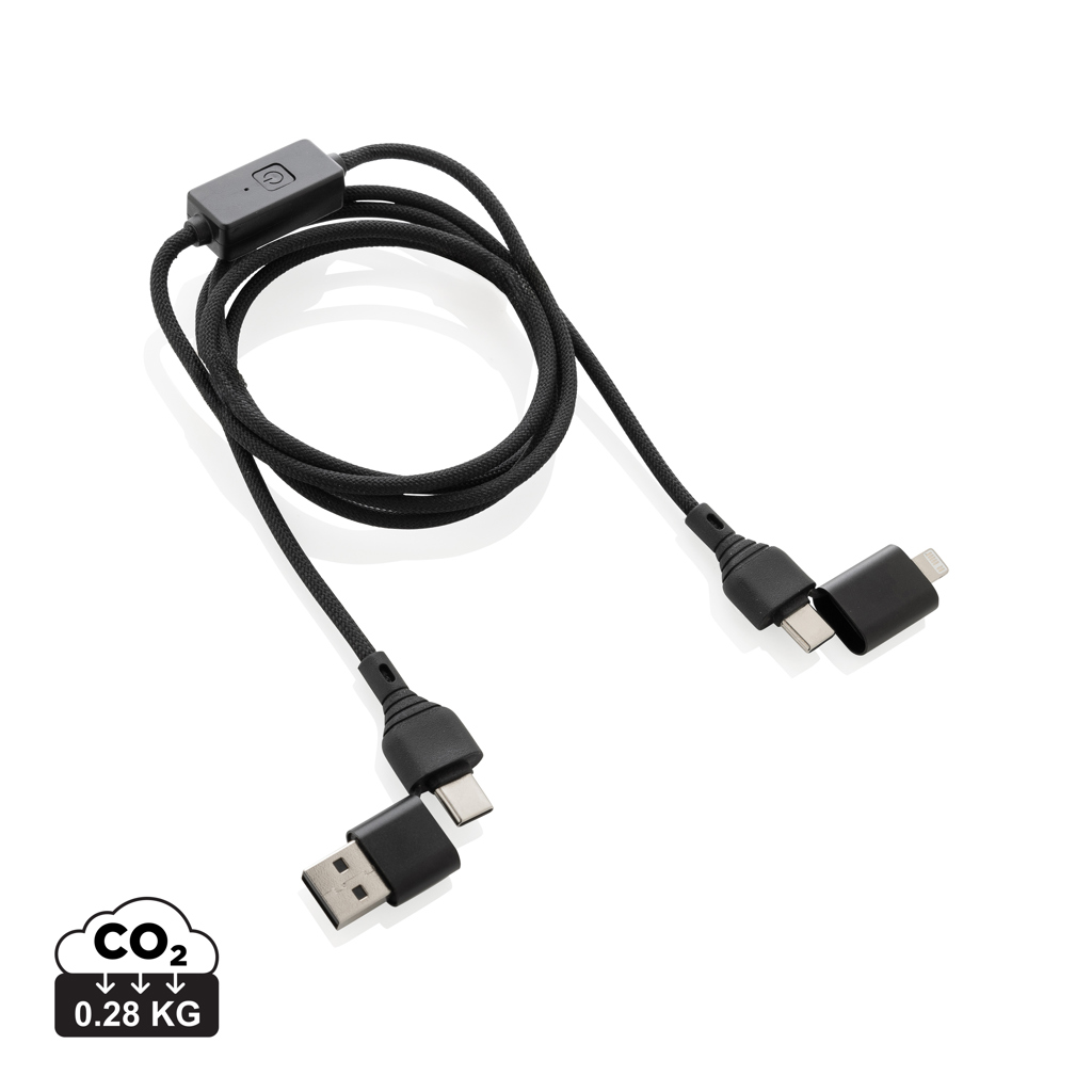 Câble de charge multiple USB avec interrupteur