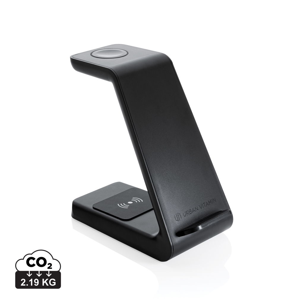 Station de charge sans fil noire design