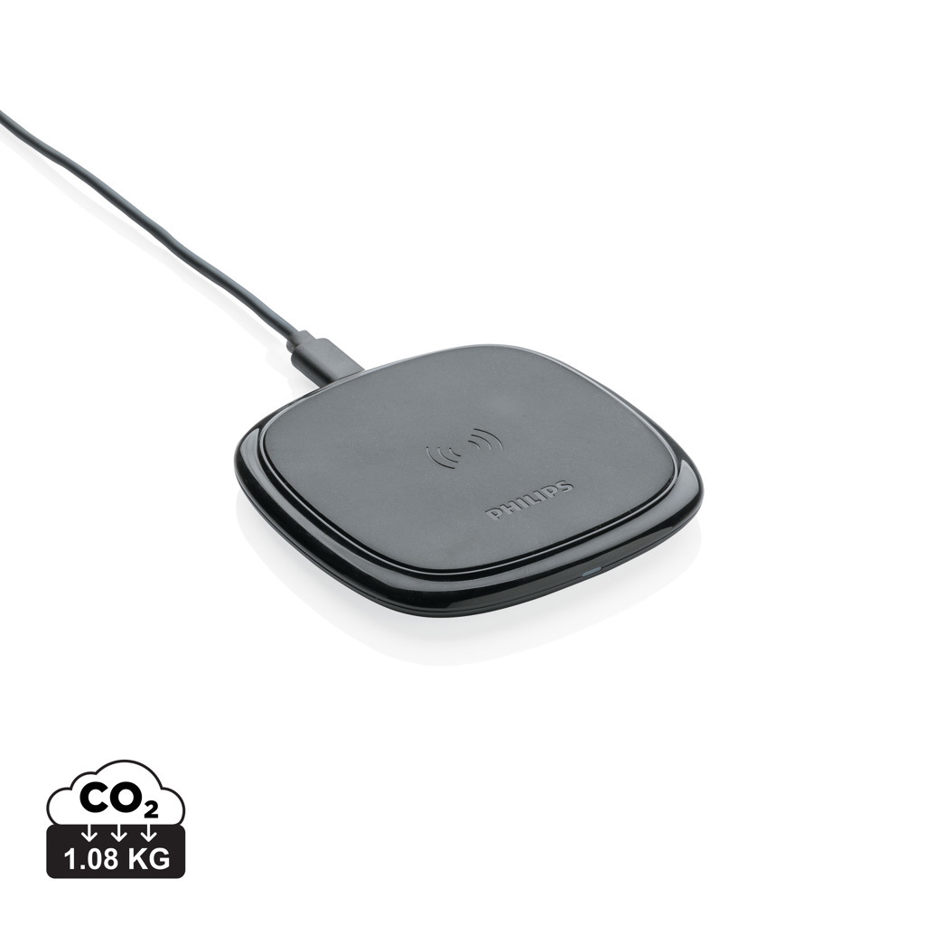 Chargeur sans fil Philips noir avec câble