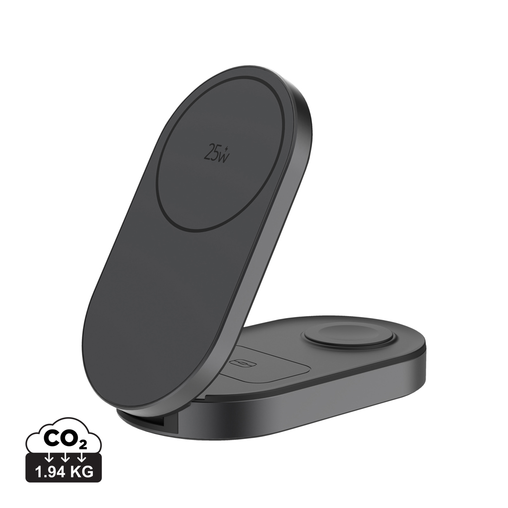 Station de charge sans fil 25W noire