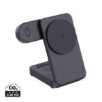 Station de charge sans fil 3-en-1 noire