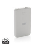 Batterie externe blanche avec recharge sans fil
