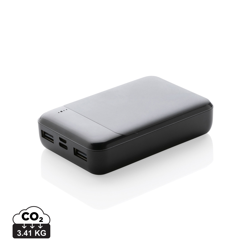 Batterie externe noire avec ports USB multiples