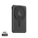 Batterie externe noire avec chargeur sans fil magnétique