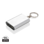 Batterie externe porte-clés en aluminium avec ports USB