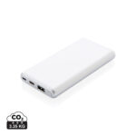 Batterie externe blanche avec ports USB