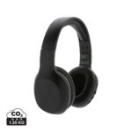 Casque audio noir sans fil avec réduction de bruit