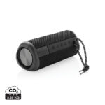 Enceinte Bluetooth portable noire avec dragonne
