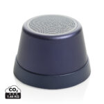 Enceinte portable compacte bleu foncé design minimaliste