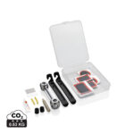 Kit de réparation vélo avec rustines et outils
