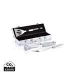 Set d’ustensiles barbecue en mallette aluminium