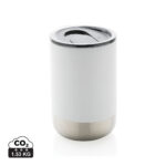 Gobelet isotherme blanc en acier inoxydable