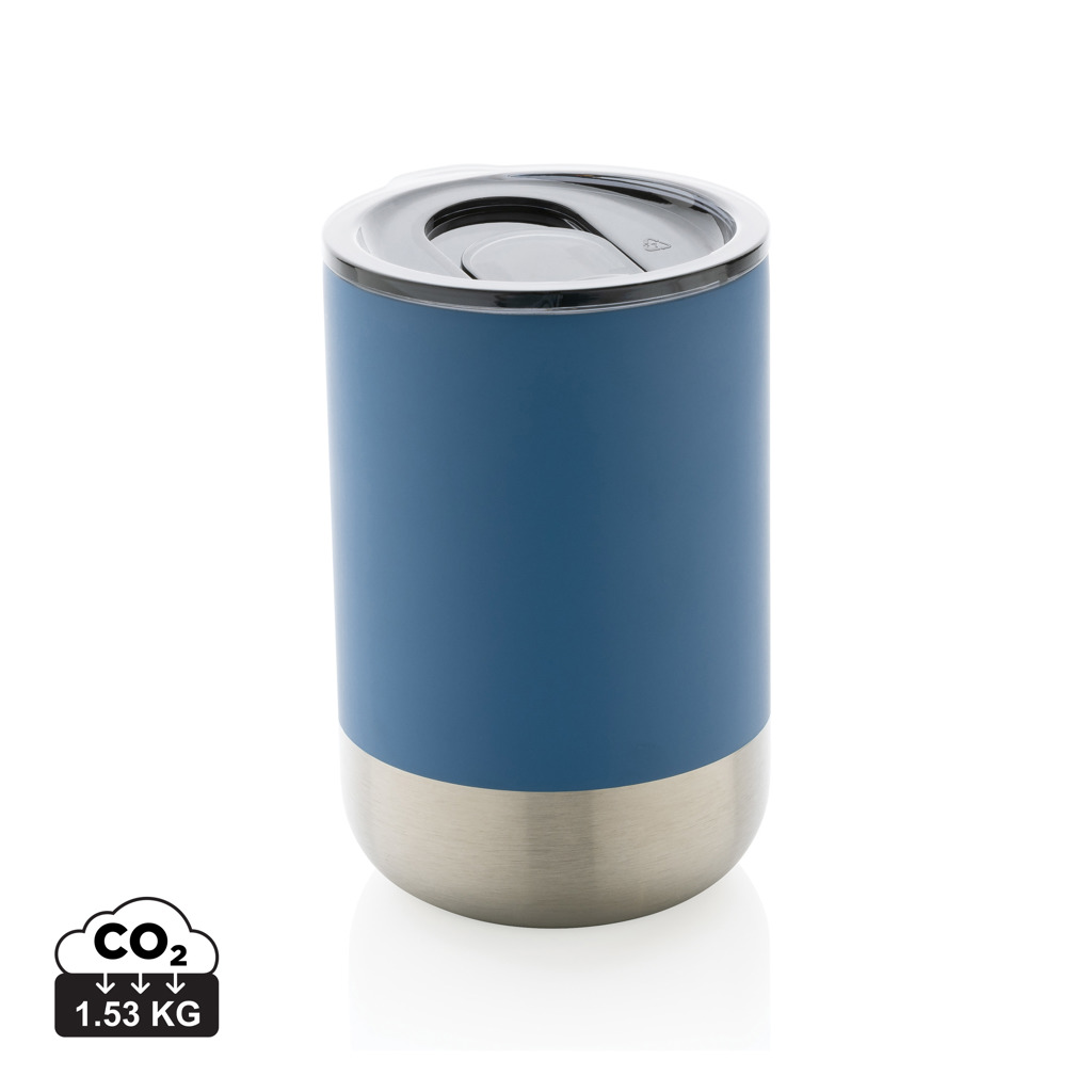 Gobelet isotherme bleu en acier inoxydable