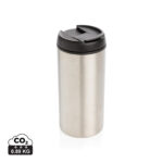 Gobelet isotherme en acier inoxydable avec couvercle noir
