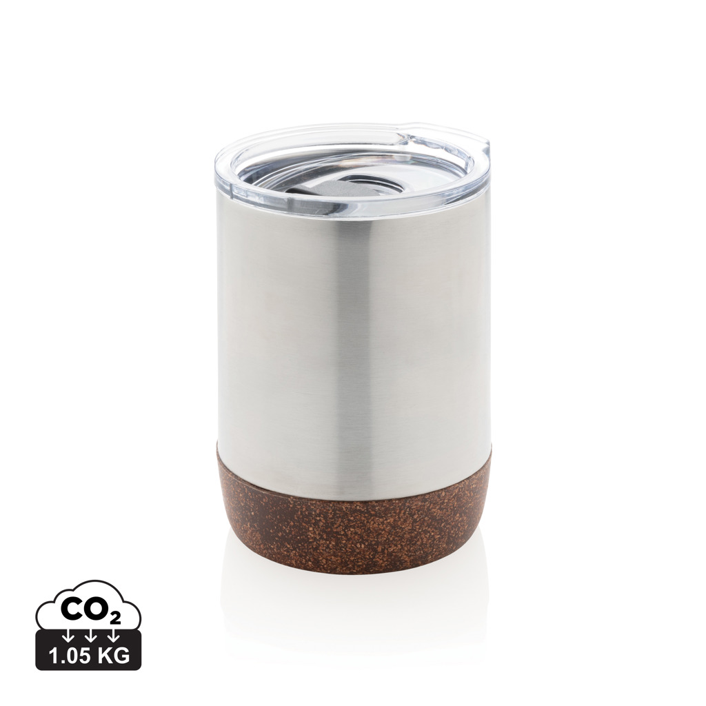 Gobelet isotherme inox avec base en liège