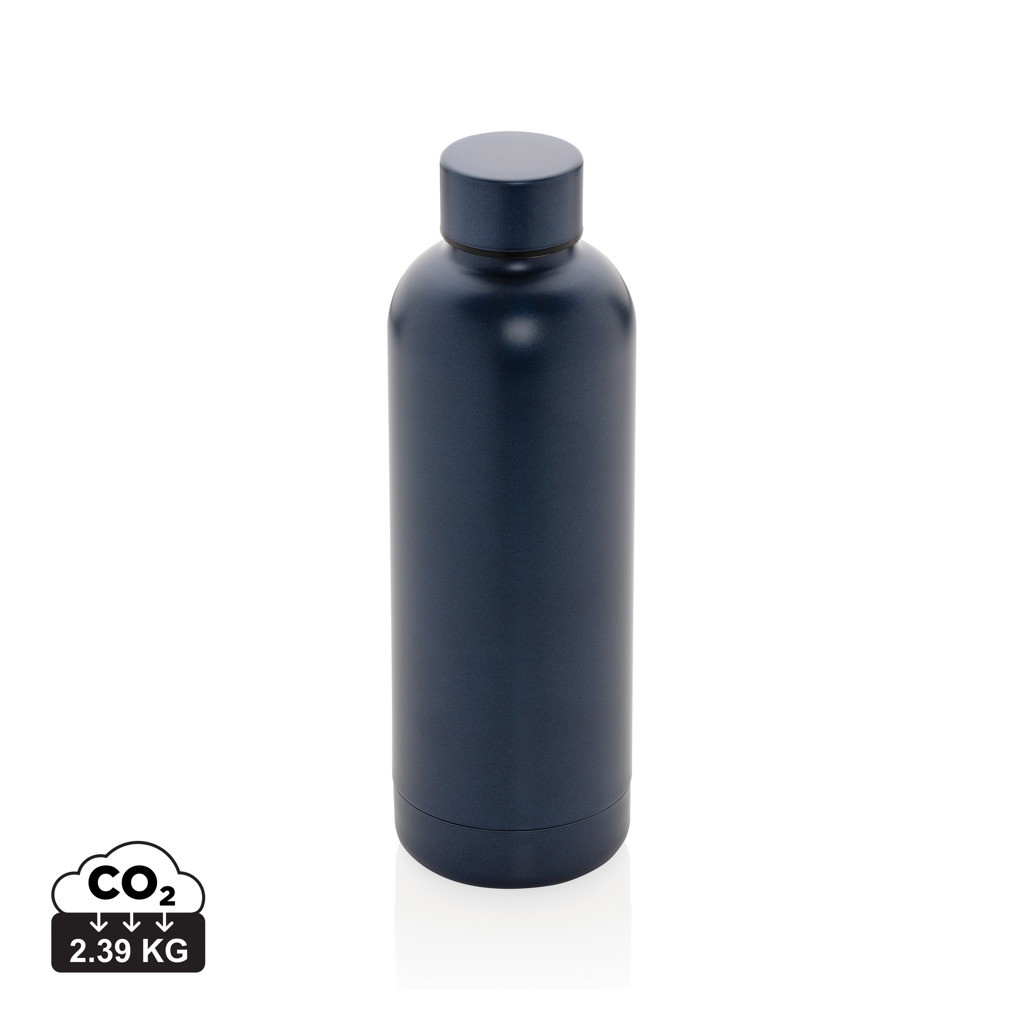 Gourde réutilisable noire avec indicateur CO2