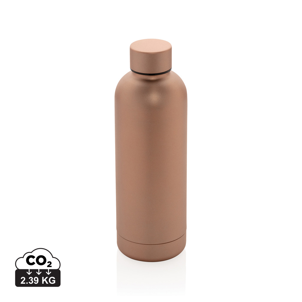 Gourde réutilisable en métal couleur bronze