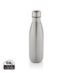 Gourde en acier inoxydable réutilisable argentée