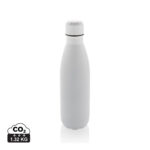 Gourde réutilisable blanche en acier inoxydable