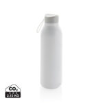 Gourde blanche réutilisable avec bouchon et dragonne