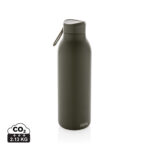 Gourde réutilisable verte avec sangle