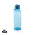 Gourde réutilisable bleue avec bouchon et dragonne