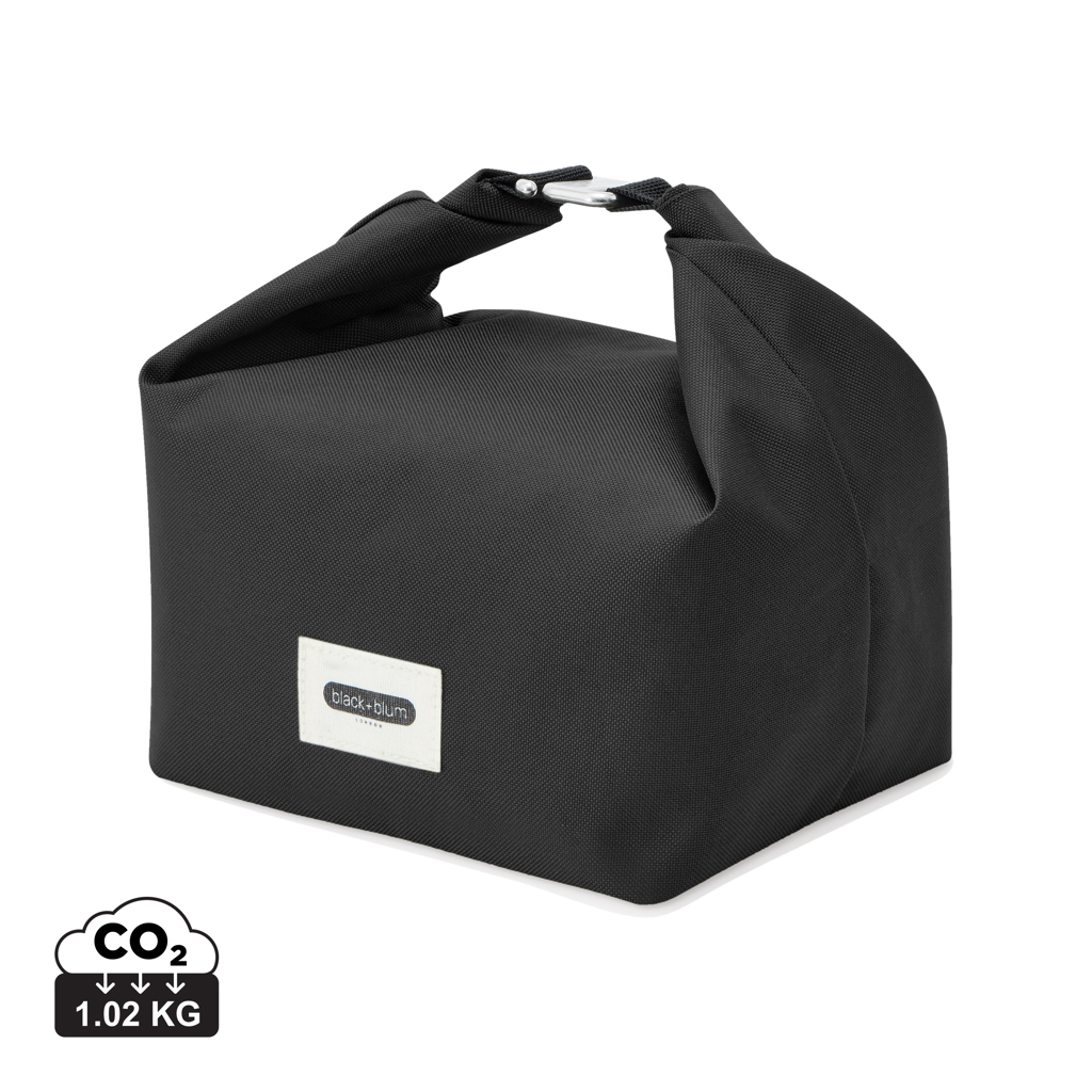 Sac déjeuner isotherme noir avec poignée clipsée