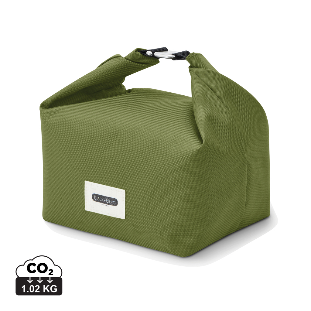 Sac repas vert avec fermeture clip