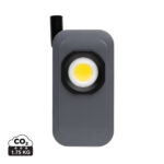 Lampe LED portable grise avec indicateur CO2