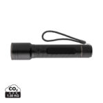 Lampe torche noire avec dragonne