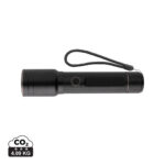 Lampe torche noire avec dragonne