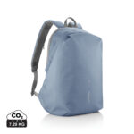 Sac à dos bleu minimaliste avec bretelles grises